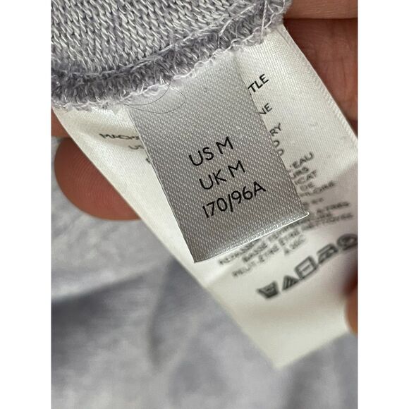 Anthropologie Maeve Laney Women's M Purple Sweater Poly Knit Mock Neck Stretch - Picture 4 of 9